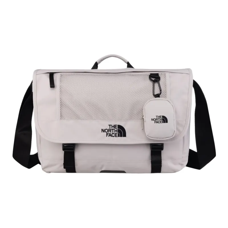THE NORTH FACE Messenger Bag One Shoulder Handbag Polyester Gray White Men's-0