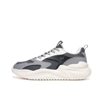 361° Cushioning Breathable Lightweight Low Top Casual Shoes Men's Zinc Iron Gray Smoke Gray