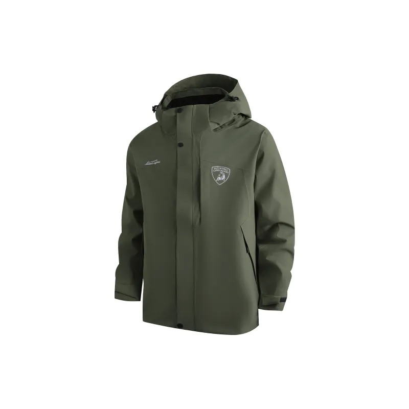 Automobili Lamborghini Waterproof, Windproof, Breathable, Abrasion Resistant, Super Light Windbreaker Jacket Unisex-0