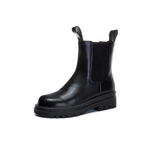D FUSE SCANDINAVIA Short Chelsea Boots Women's Black