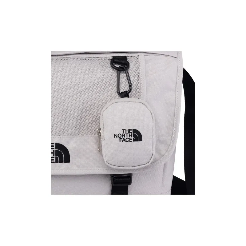 THE NORTH FACE Messenger Bag One Shoulder Handbag Polyester Gray White Men's-5