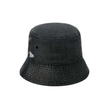 New Era 100% Cotton Denim Bucket Hats Unisex Black