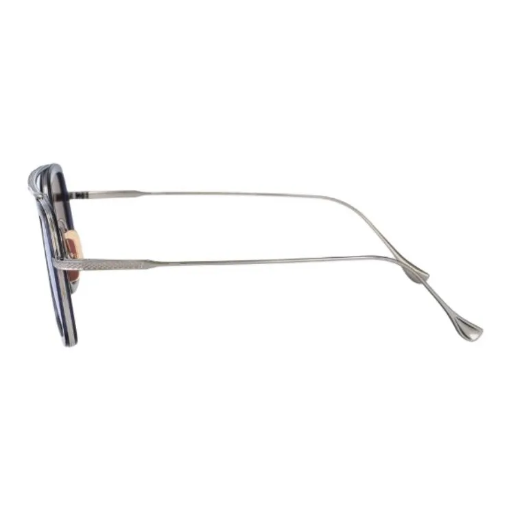 DITA Metal Irregular Shape Sunglasses Unisex Blue-2