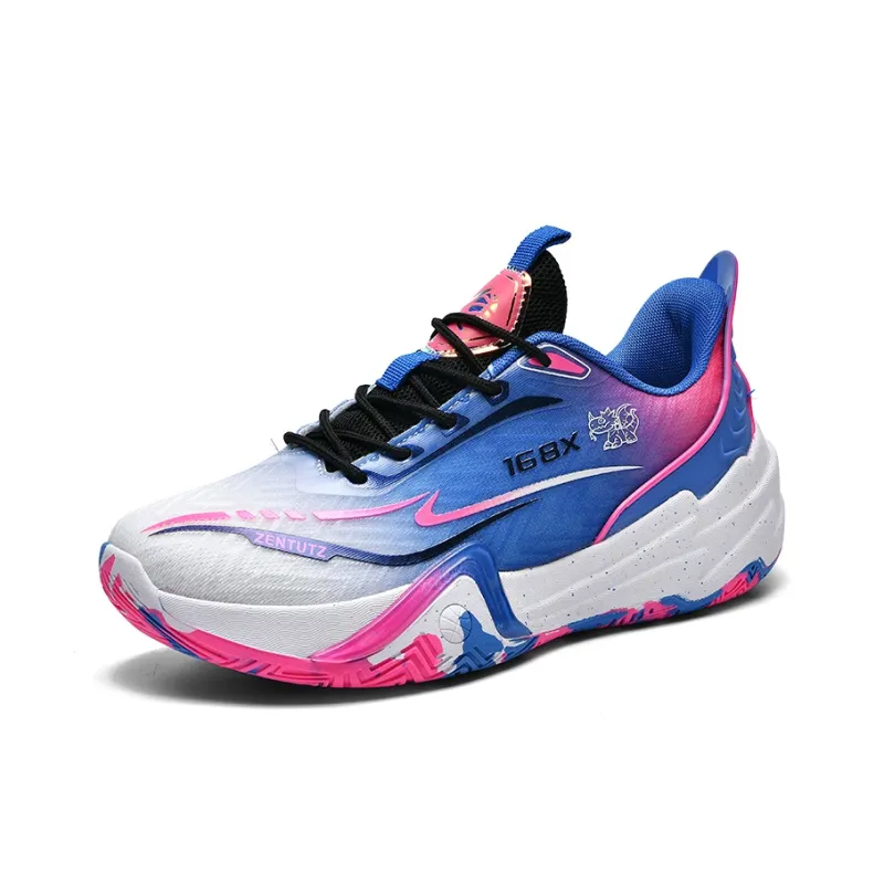 Black tailed Deer Shock Absorbers Slip Resistant Breathable Mid Top Basketball Shoes Unisex-18