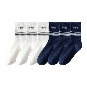 Cotton Gene Mid Calf Socks Unisex 6 Pack