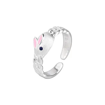 PHOENIXSILY 999 Fine Silver Rings Women's