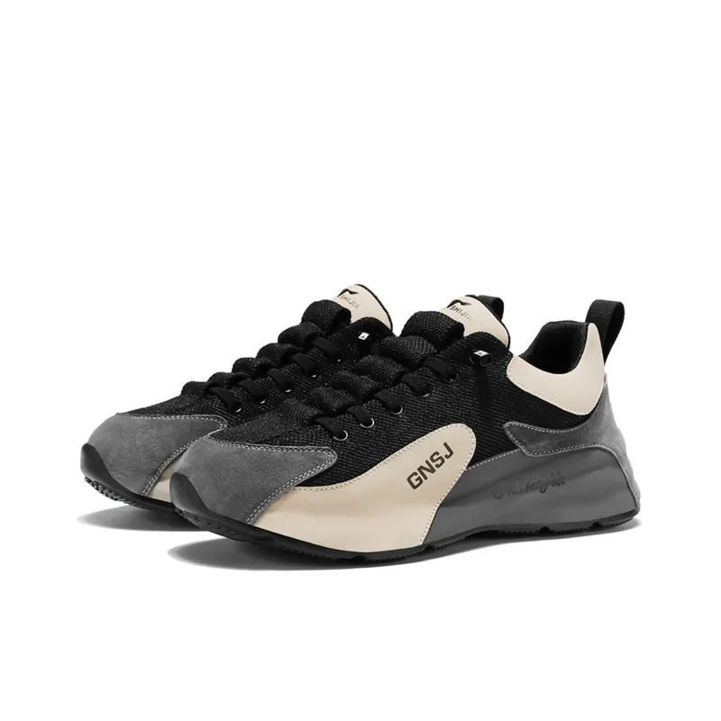 G.N.SHIJIA Breathable Lightweight Low-Top Chunky Sneakers Men's-7