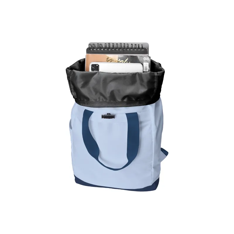 TURN UP Polyester Backpack Regular Unisex Blue-3