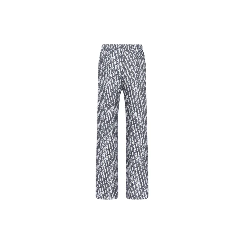 DIOR SS25 Pajama Pants Men's Blue-1