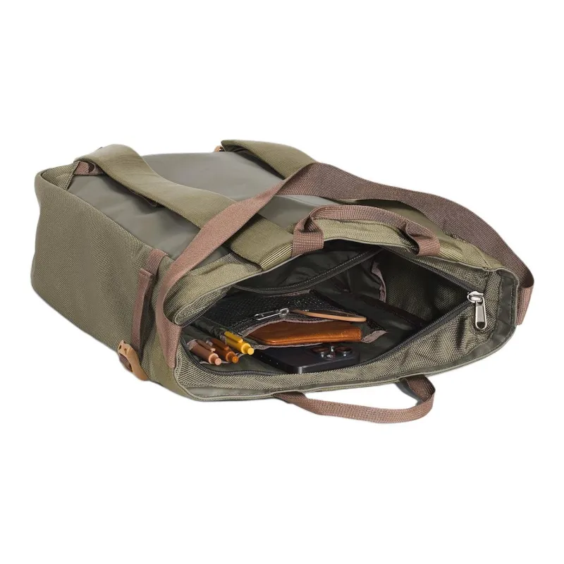 THE NORTH FACE Recycled Polyester Backpack Regular Unisex Taupe Green & Smoky Brown-3