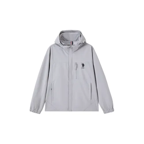 U.S. POLO ASSN. Jackets Coats Men's Light Gray