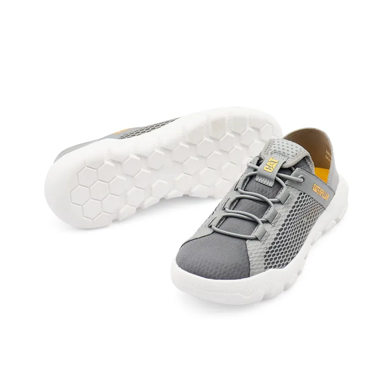 CAT Slip Resistant And Breathable Low Top Casual Shoes Men's Gray-3