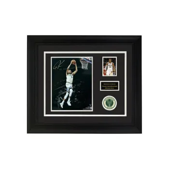Yi Shot Stag Team Basketball Fan Supplies Includes Certificate Framed For Collecting Black Unisex