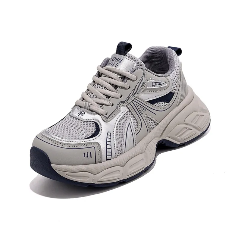 Lin's Travels Cushioned Slip-Resistant Abrasion-Resistant Low-Top Chunky Sneakers Women's-0