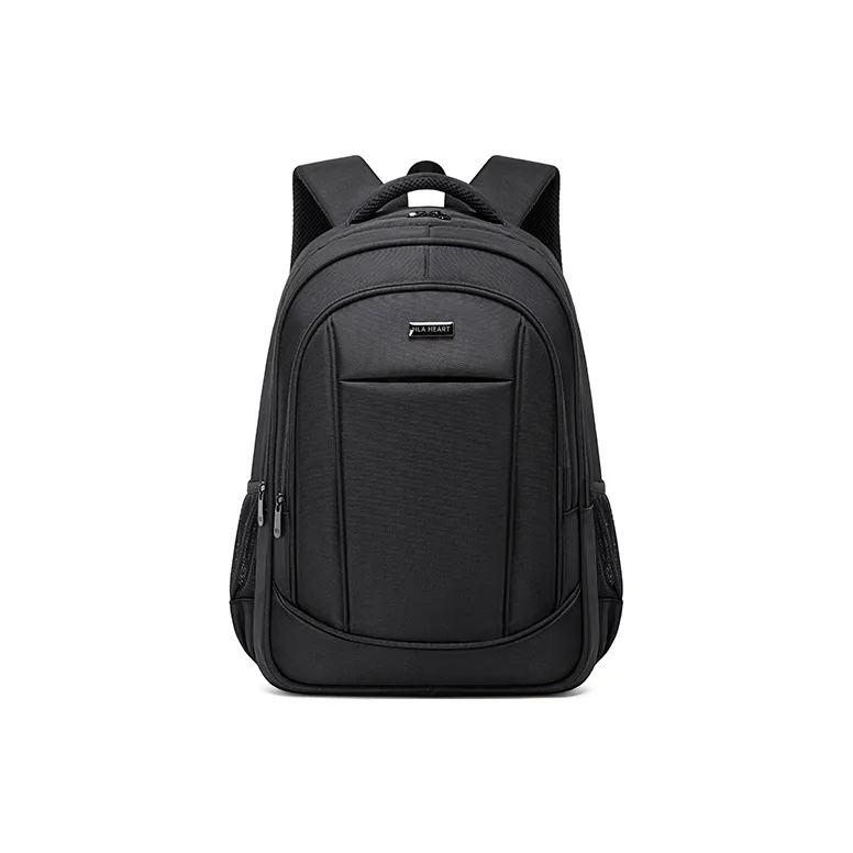 HLA Polyester Backpack Large Size Unisex Black-0