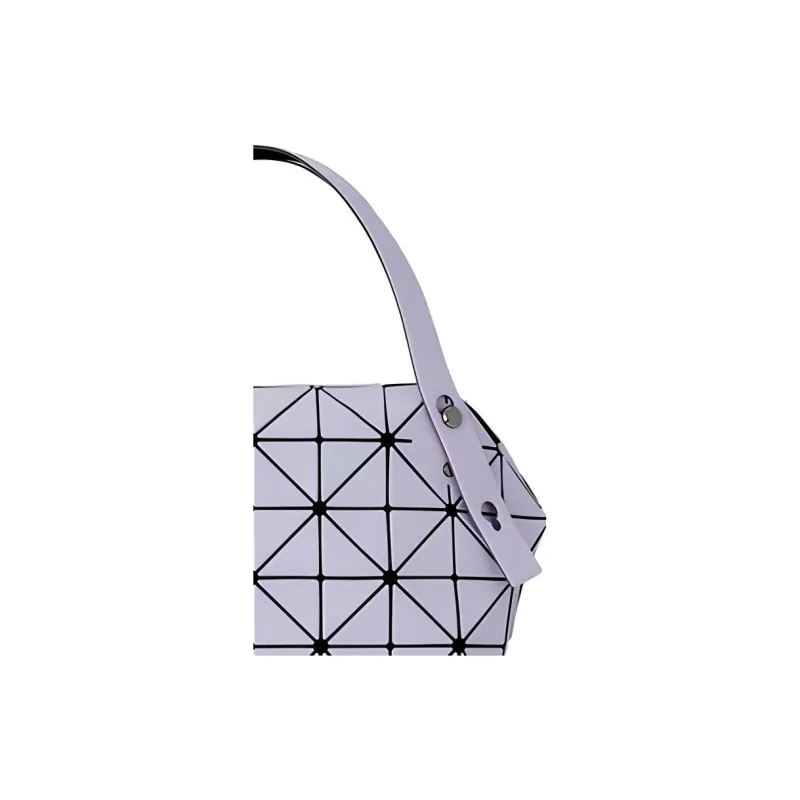 ISSEY MIYAKE Boston Polyester One Shoulder Handbag Women's Taro Purple-2