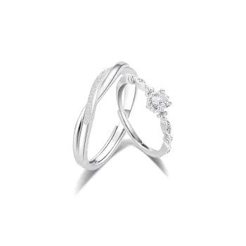 Love Jewelry 999 Fine Silver Rings Unisex