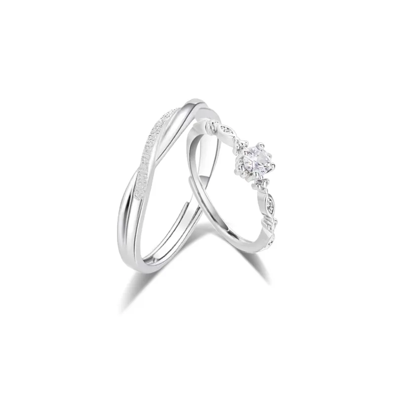 Love Jewelry 999 Fine Silver Rings Unisex-0