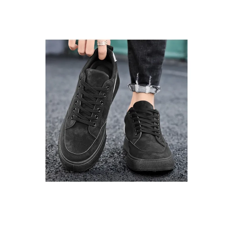EASTERN CAMEL Shock Absorbers With Slip Resistant Features Low Top Platform, Skateboard Shoes Men's-1