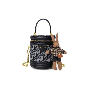 CLEVER& KETCH PU Bucket Bags Handbags Women's Black