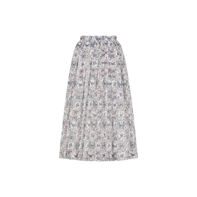 DIOR SS25 Spring Summer Ready to Wear Collection Casual Long Skirts Women's White-1