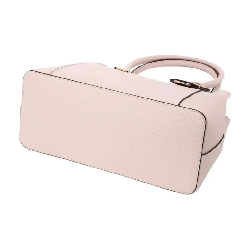 GUESS Polyurethane Tote Bag Shopping Bag Shoulder Bag Handbag Women's Light Pink-3