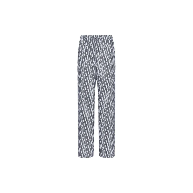 DIOR SS25 Pajama Pants Men's Blue-0
