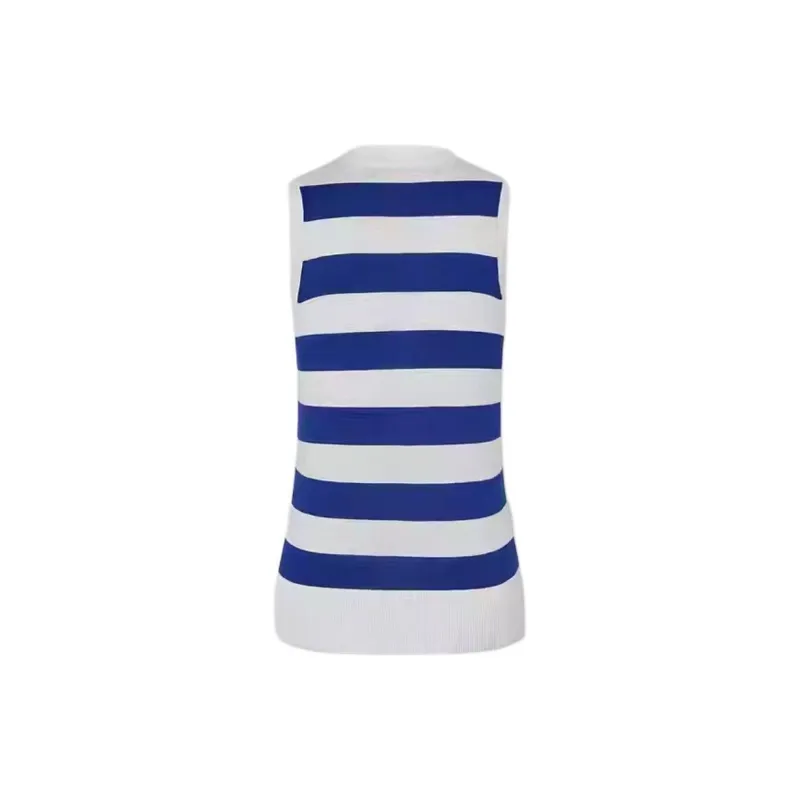 KARL LAGERFELD SS23 Tank Top Women's Blue White-1