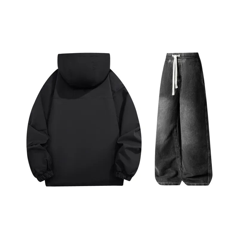 A.X.S.K Casual Sportswear Unisex Black-1