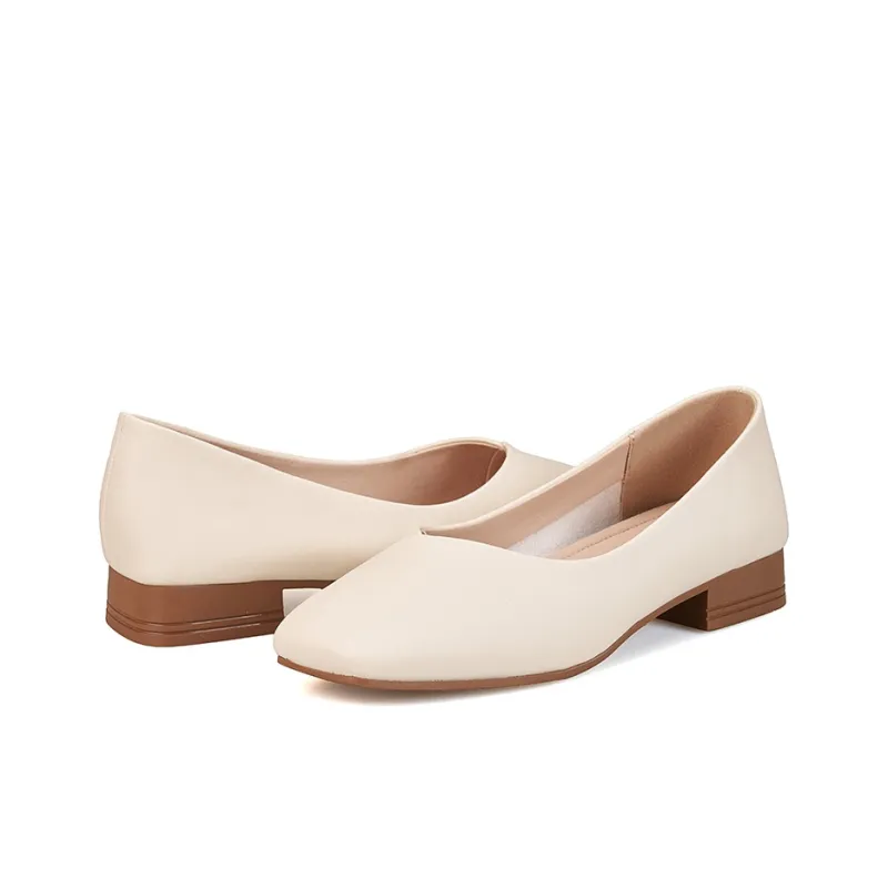 Joy&Mario Casual Single Shoes Women's Beige-3