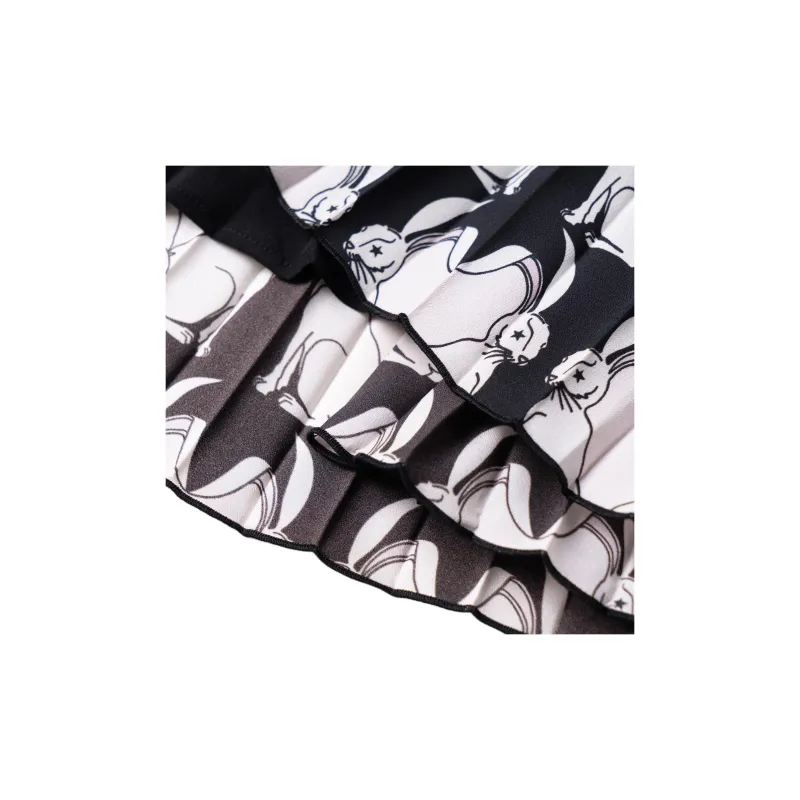 Burberry SS23 The Year Of The Rabbit Casual Short Skirts Women's Multicolor-6