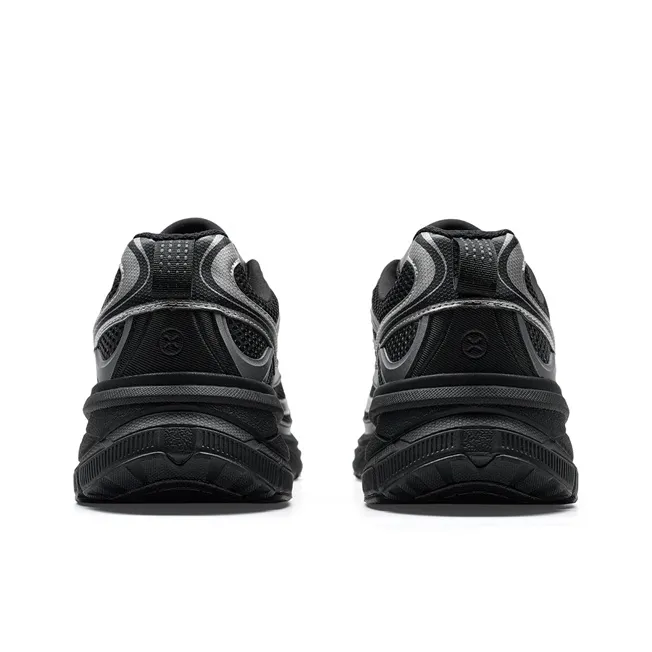 XTEP Small Basque 2nd Generation Wear-Resistant Lightweight Height Increasing Low-Top Casual Shoes Men's Black-4