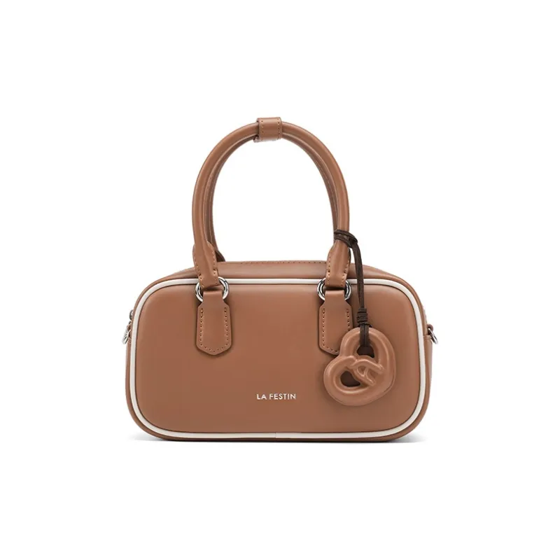 LA FESTIN Cow Leather Boston Bag Crossbody Handbags Small Size Women's Multicolor-22
