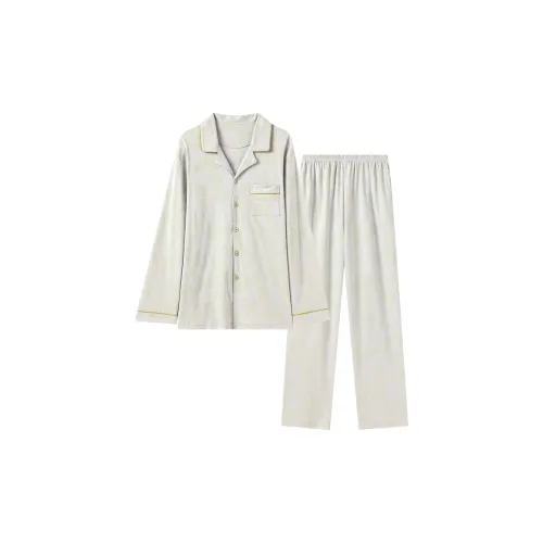 Shivs Pajama Set Men's Light Gray