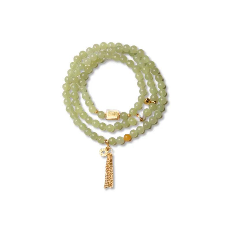 The Call Of The Heart Hetian Jade Bracelets Green Jade Unisex-0