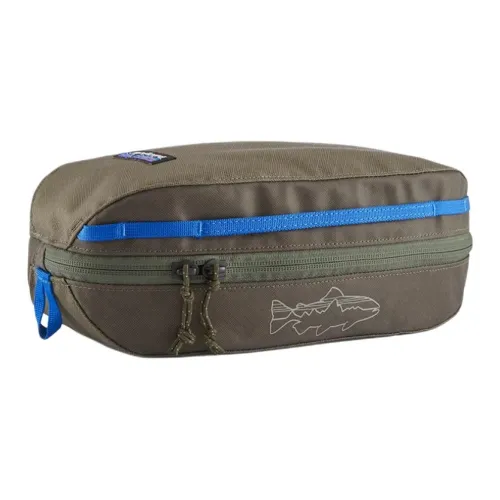 Patagonia Polyester Travel Storage Bag Unisex Basin Green Color