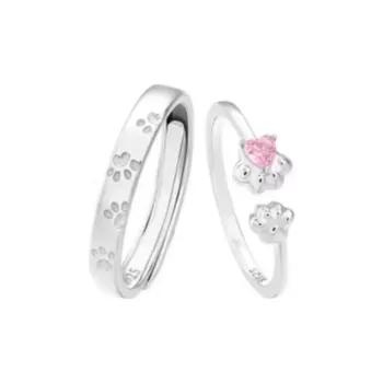 GUDUD S999 Fine Silver Rings Unisex