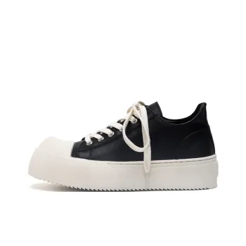 BANGNEY Cupped Derby Shoes Slip Resistant, Breathable, Height Increasing Low Top Skateboard Shoes Unisex Black