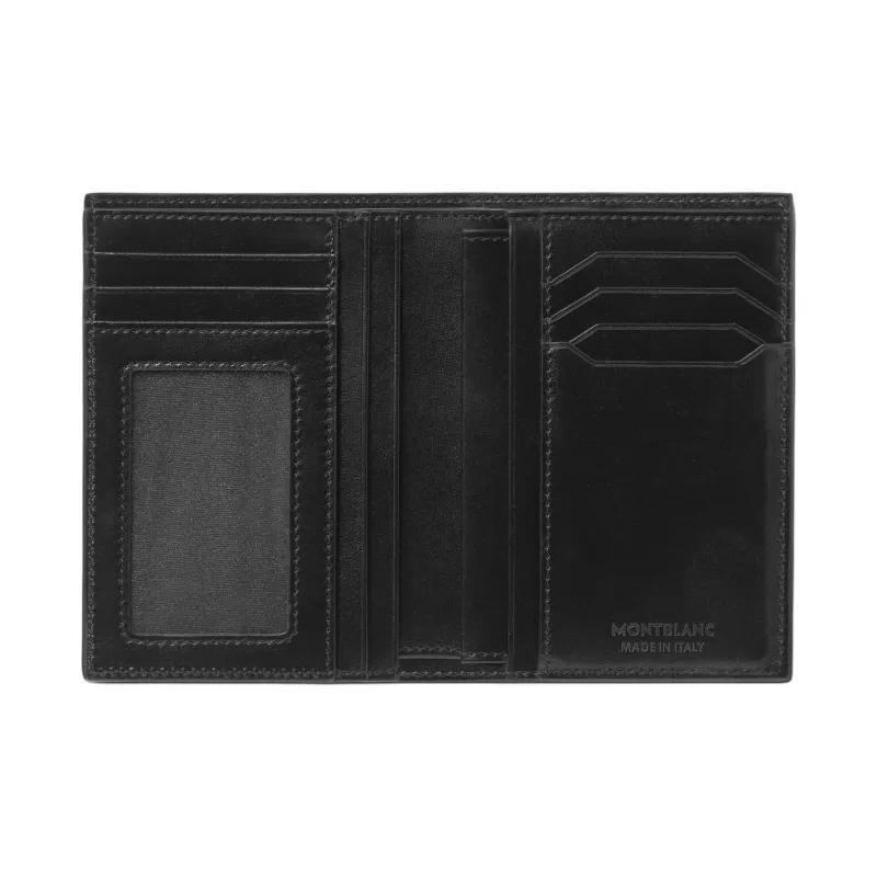 MONTBLANC Cow Leather Card Holder Men's Black-3