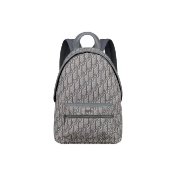 DIOR Cow Leather Backpack Kids' Dark Gray