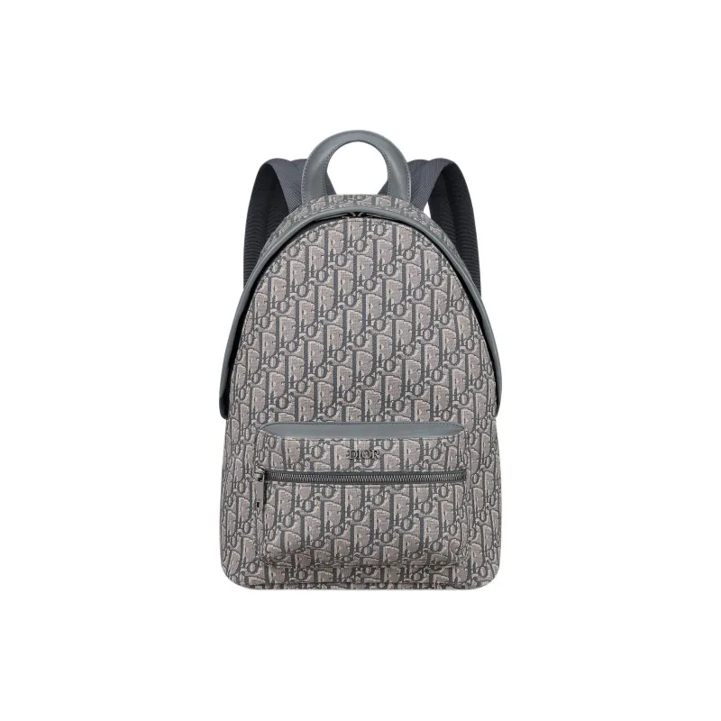 DIOR Cow Leather Backpack Kids' Dark Gray-0
