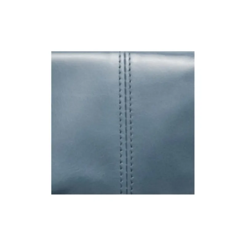 PRADA Calfskin Wallet Trumpets Women's Blue-4