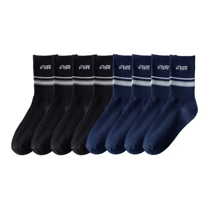 Cotton Gene Mid Calf Socks Unisex Combo Set-23
