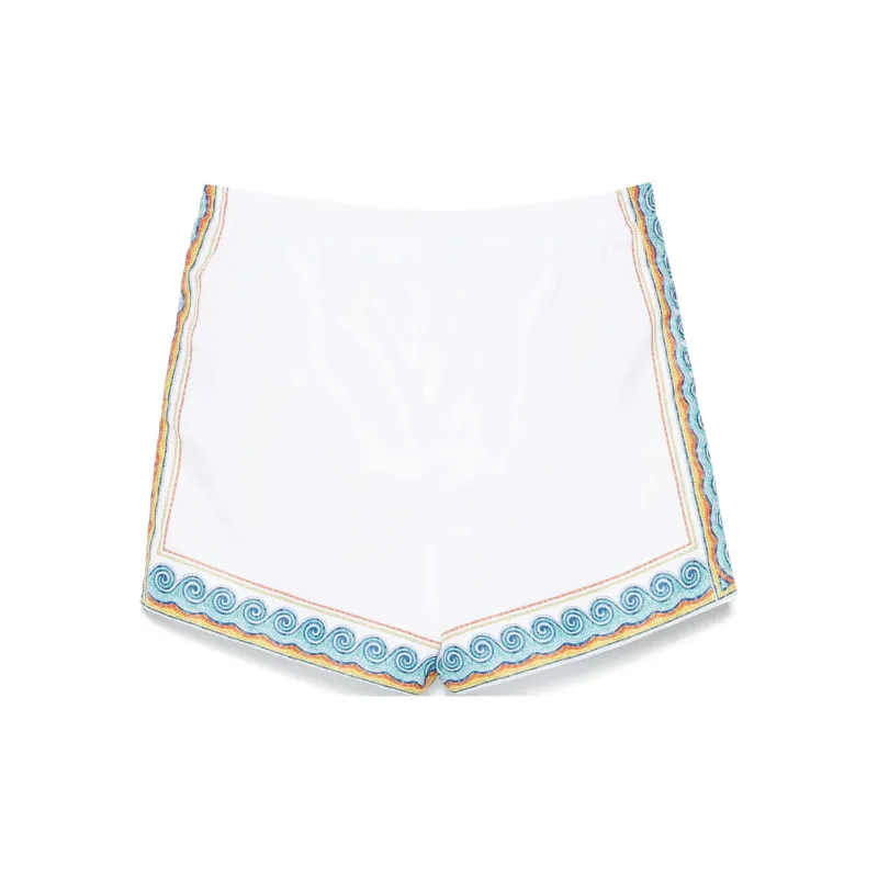 CASABLANCA Wave Printed Swim Shorts-1