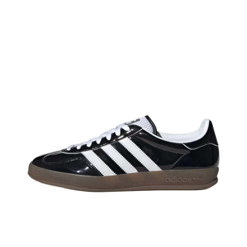 Adidas Gazelle Indoor Core Black Patent Leather-0