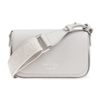 EMPORIO ARMANI Polyurethane Shoulder Bag Women's Gray