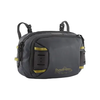 Patagonia Stealth Fly Fishing Collection Recycled Polyester Fanny Pack Men's Forge Gray