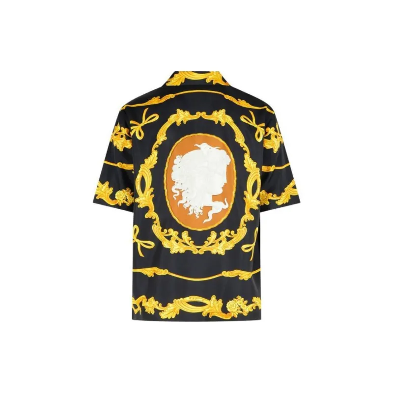 VERSACE Medusa Printed Short Sleeved Shirt-1