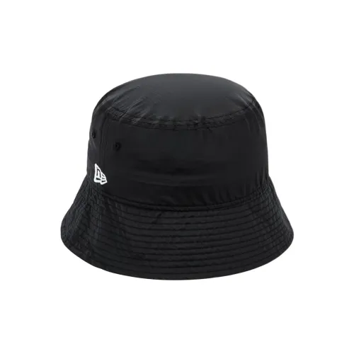 New Era Nylon Bucket Hats Unisex Black