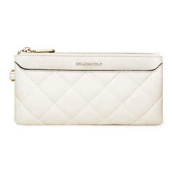 WilliamPOLO PU 6.5 Inches Cell Phone Pouch With Zip Closure Large Capacity Coin Purse Wallet Regular Women's Multicolor
